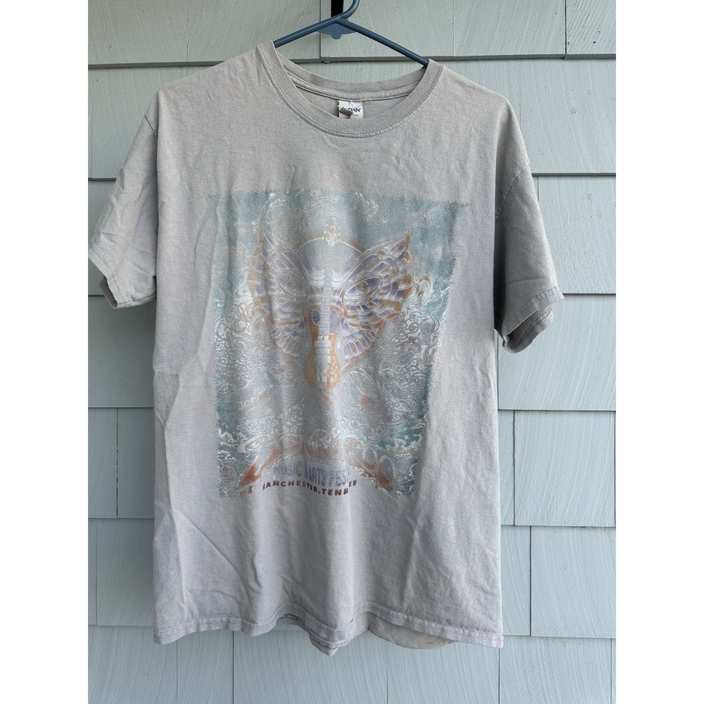 Bonnaroo 2019‎ Music & Arts Festival Gildan Gray Graphic Tee Adult Large